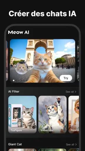 Meow AI : générateur d'art screenshot