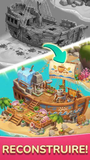 Merge Age: Le Refuge de Pierre screenshot