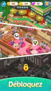 Merge Cooking Thème Restaurant screenshot