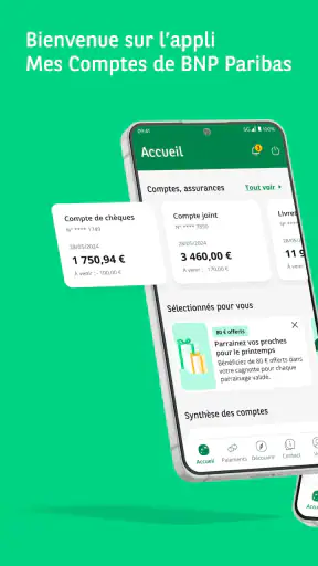 Mes Comptes BNP Paribas screenshot