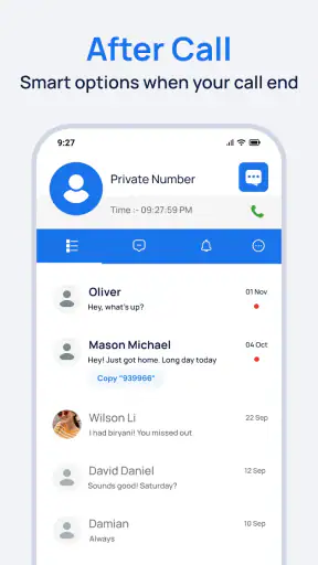 Messages screenshot