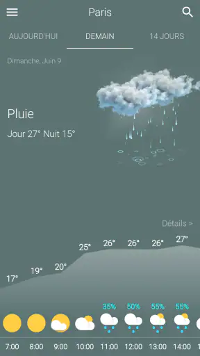 Météo screenshot