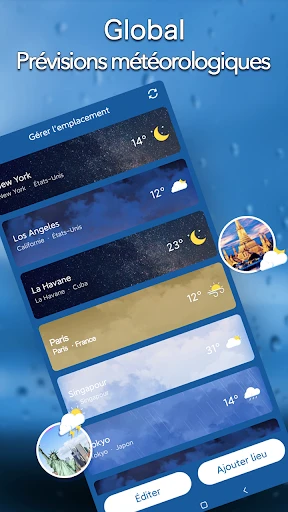 Météo locale:Prévisions météo screenshot