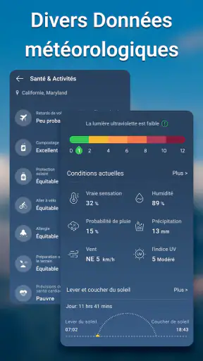 Météo précise en temps réel screenshot