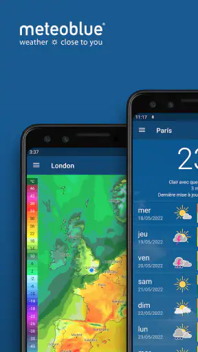 meteoblue météo et cartes screenshot