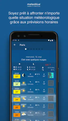 meteoblue météo et cartes screenshot