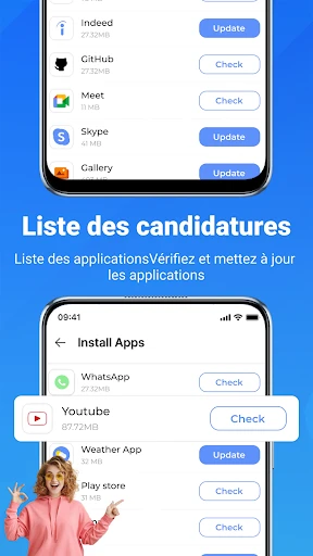 Mettre à jour le logiciel screenshot