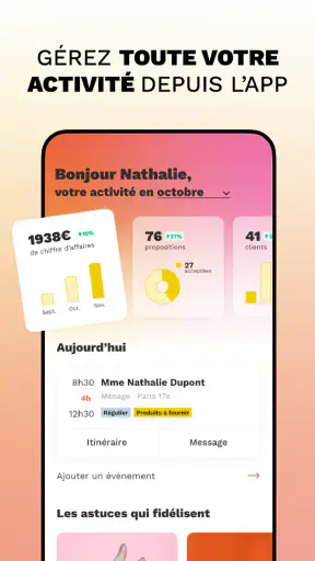 Mission à domicile Wecasa Pro screenshot