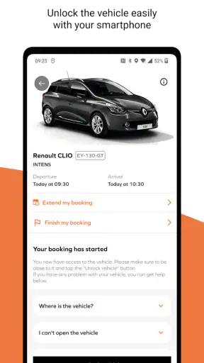 Mobilize Share – Location auto screenshot