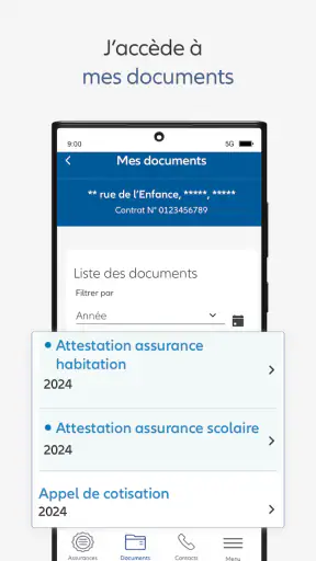 Mon Allianz mobile screenshot