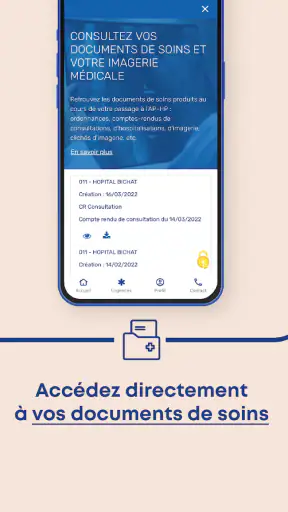 Mon AP-HP screenshot