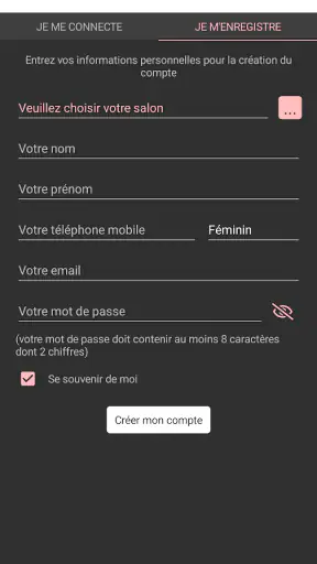mon coiffeur screenshot