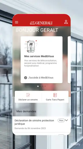 Mon Generali - Appli assurance screenshot
