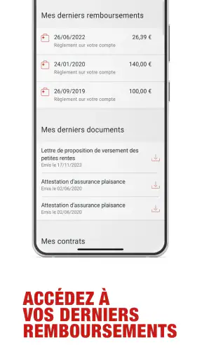 Mon Generali - Appli assurance screenshot