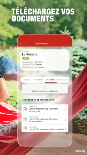 Mon Generali - Appli assurance screenshot