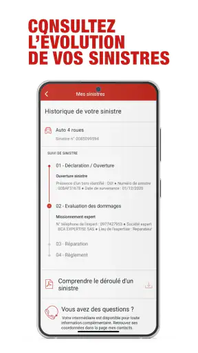 Mon Generali - Appli assurance screenshot