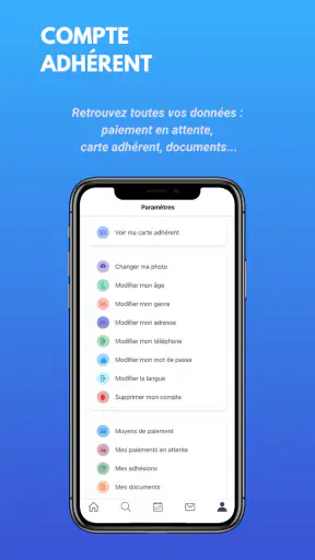 MonClub screenshot