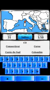 Monde Géographie - Jeu de quiz screenshot