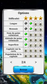 Monde Géographie - Jeu de quiz screenshot