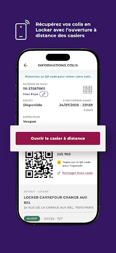 Mondial Relay, suivi de colis screenshot