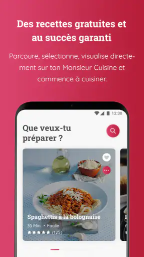 Monsieur Cuisine App screenshot