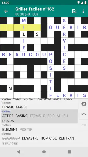 Mots Casés - Français screenshot
