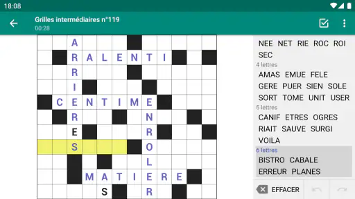 Mots Casés - Français screenshot