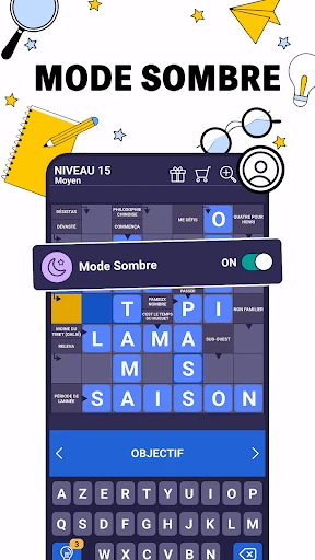 Mots Fléchés Pro: Mots Croisés screenshot