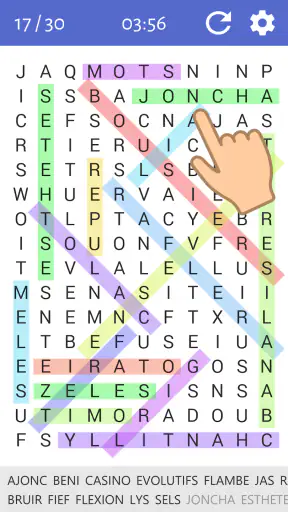 Mots Mêlés Français screenshot