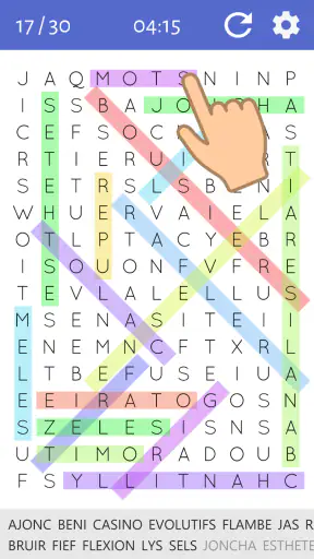 Mots Mêlés Français screenshot