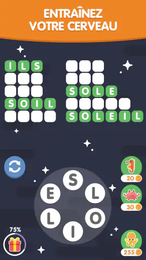 Mots Mêlés Français screenshot