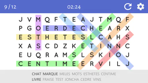 Mots Mêlés Français screenshot