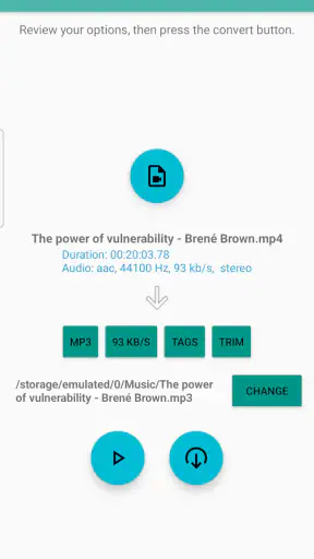 MP3 Video Converter screenshot