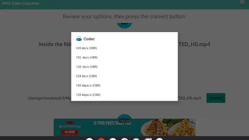 MP3 Video Converter screenshot
