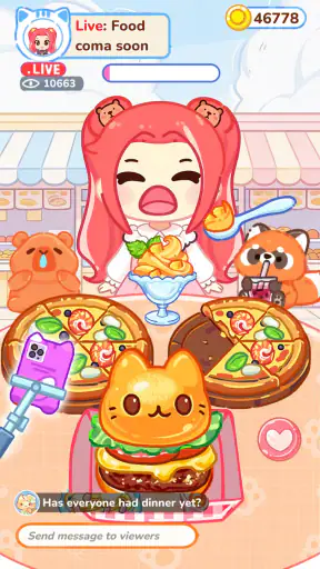 Mukbang ASMR: Idol Livestream screenshot