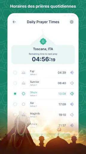Musulman : prière, Qibla screenshot