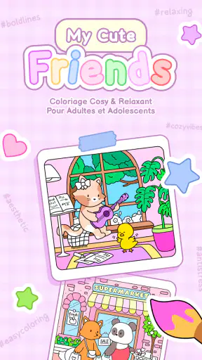 My Cute Friends: Coloriage screenshot
