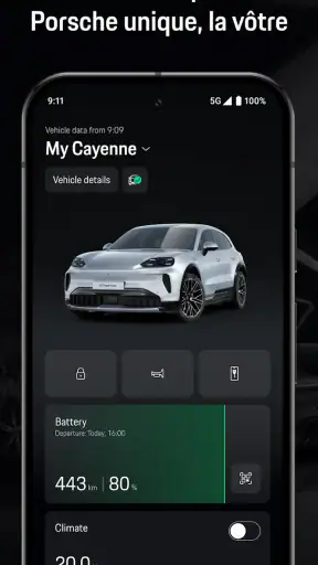 My Porsche screenshot