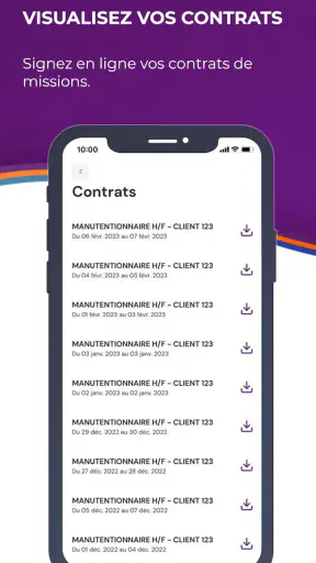 my RAS – Emploi et Intérim screenshot