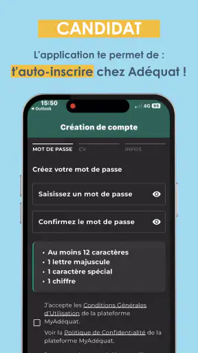 MyAdéquat Intérim screenshot