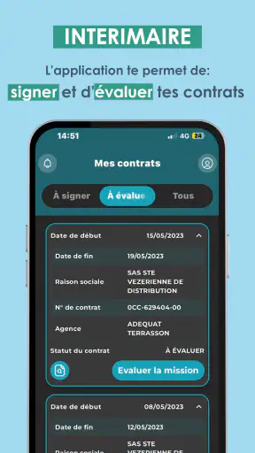 MyAdéquat Intérim screenshot