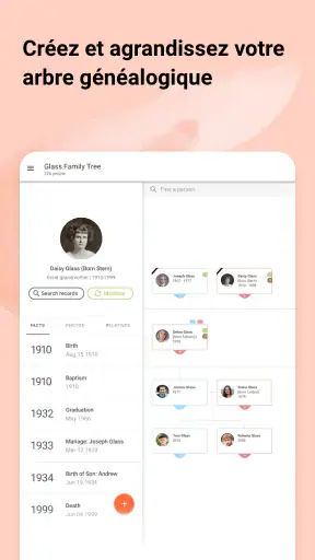 MyHeritage: Arbre généalogique screenshot