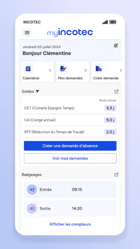 myIncotec screenshot