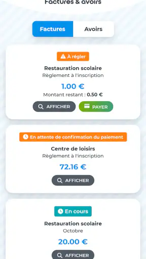 MyPérischool screenshot