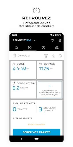 MYPEUGEOT APP screenshot