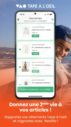 Tape à l'oeil – Mode enfants screenshot