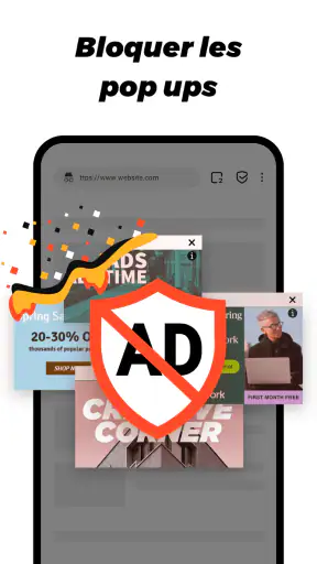 Navigateur Adblocker: Adblock screenshot