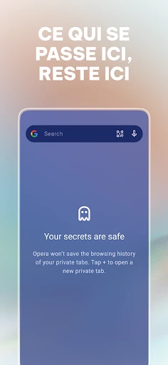 Navigateur Opera avec IA screenshot