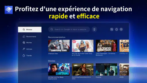 Navigateur TV Web - BrowseHere screenshot