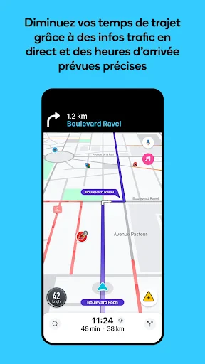 Navigation Waze et trafic screenshot